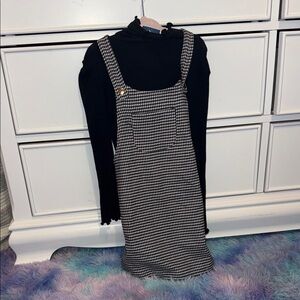 Max Studio Black and White Kids Casual Dress